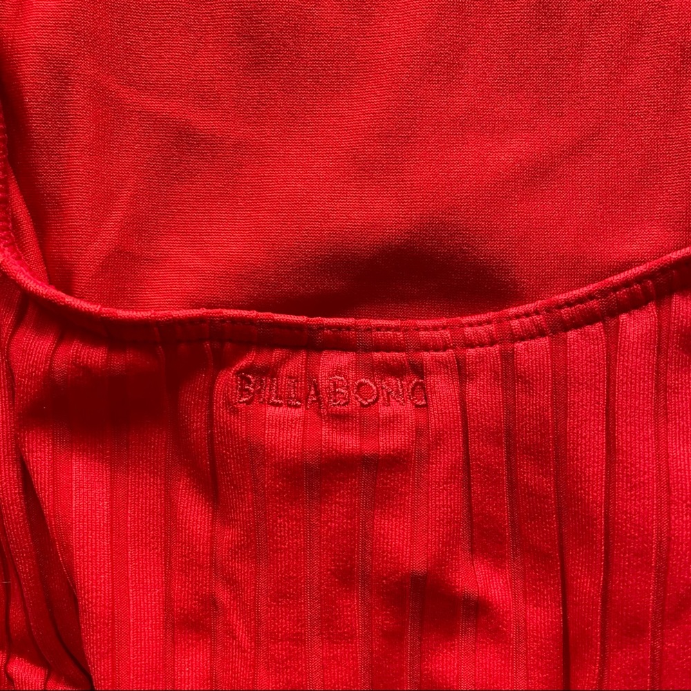 NWT Billabong Sunny Rib Red One Piece Swimsuit - Picture 12 of 14